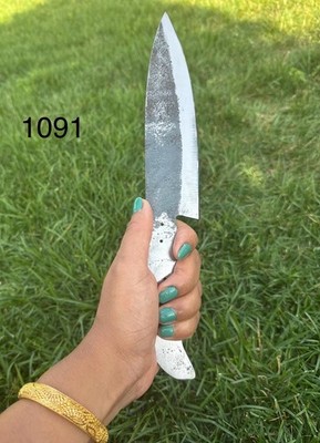 Handmade Chef Kitchen Knife Full Tang Blank Blade make Your Own Handle