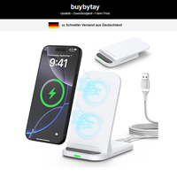 Faltbare 15W Wireless Charger Induktive Ladestation FüR Smartphones