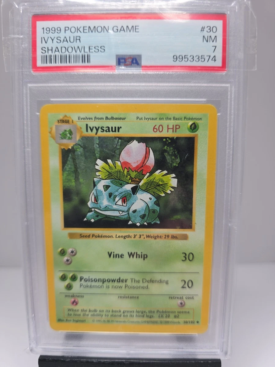 ポケモンカードゲーム lvysaur 1st edition shadow less Ivysaur 030/102 Base Set (Shadowless) for sale | eBay