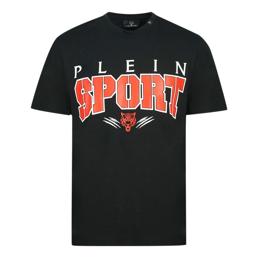 Plein Sport Bold Sport Logo Black T-Shirt 12190₽