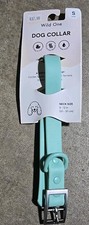 NWT Wild One Dog Collar Size Small 8-12 inch Neck Seafoam Green