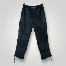 Polo Ralph Lauren Regent Lounge Pants Mens L Black Drawstring Waist Cinch Hem