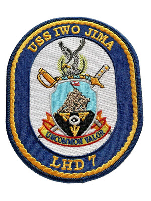 Ship's crest patch of USS IWO JIMA (LHD-7)