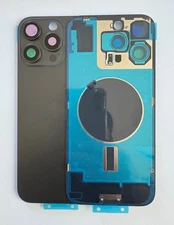 Back Glass Replacement with Metal or Magnet or NFC for iPhone 17,16,15,14 Series