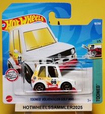 HOT WHEELS TOONED "TOONED VOLKSWAGEN GOLF MK1" FARBE WEISS OVP UNGEÖFFNET