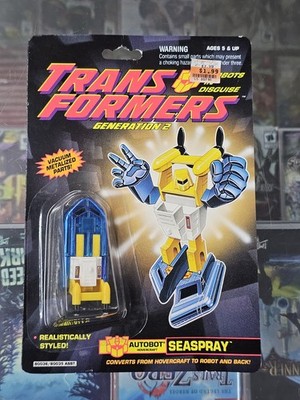 Transformers G2 SEASPRAY 1992 Factory Sealed MOC Vintage Hovercraft Figure NEW