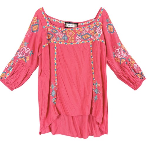 Springfield Boho Collection Vintage Collection Embroidered Boho Beaded Springfield Tunic Top Square ...