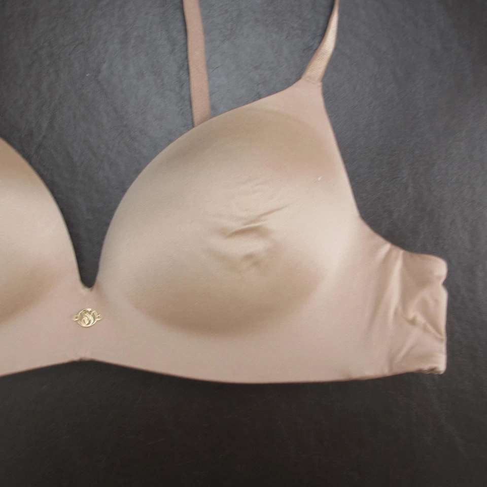 Бюстгальтер женский Victoria's Secret 36A Nude So Obsessed беспроводной с подкладкой футболка гладкий - Изображение 4 из 4