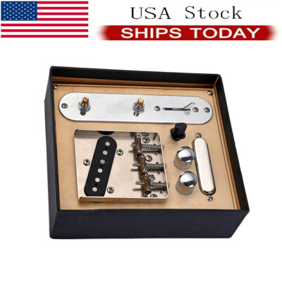 Loaded Alnico V Pickup Saddle Bridge Control Plate Capacitor for Telecaster TL