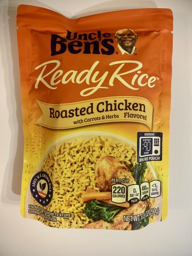 BEN'S ORIGINAL READY RICE ROASTED CHICKEN 8.8 OZ POUCHES (3 PACK) - Picture 2 of 3