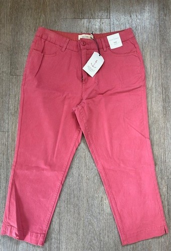 Women's Seasalt Albert Quay Slim Crop Cotton Trousers UK 12/18 - Picture 10 of 12