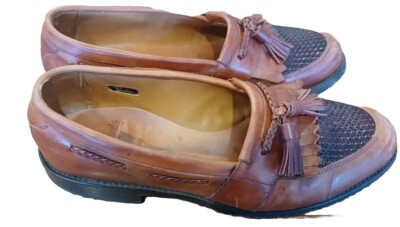 Allen Edmonds Cody Brown Tassel Kiltie Weave Mens Loafer  display picture 3