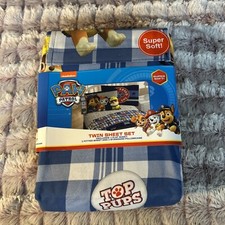 paw patrol 3 Pc Twin Sheet Set With Matching Bag To Keep Sheet In