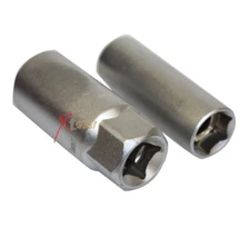 New 2PC Magnetic Spark Plug Deep Socket Set 16mm & 21mm