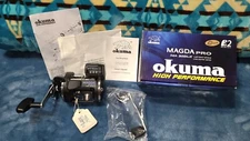 Okuma High Performance Magda Pro MA20DLX Left Hand Retrieve Trolling Reel. NIB