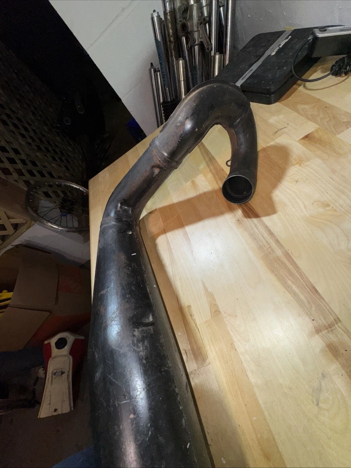 Silenciador de tubo de escape Suzuki PE 250 1977 cámara de expansión silenciador Foto 4 de 4