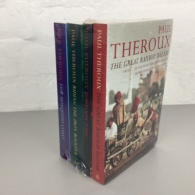 Paul Theroux 4 Book Bundle - Kowloon Tong The Mosquito Coast + Others NEW SEALED