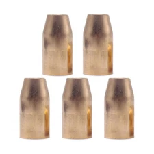 Nozzle VNS50F Flush 1/2 Fits Tweco Fusion 140 180 220 250 MIG Welding Guns 5-PK