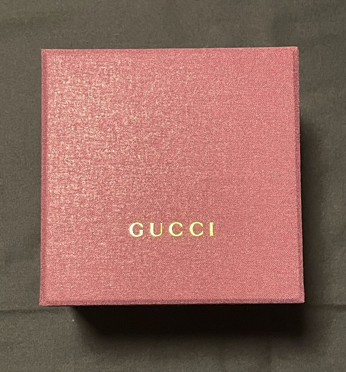 Gucci Limited Edition Satin Jewelry Pouch & Fabric Covered Gucci Limited Edition Satin Jewelry Pouch & Fabric Covered