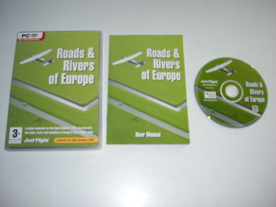 ROADS & AND RIVERS OF EUROPE PC CD Add-On Microsoft Flight Simulator 2004 FS2004