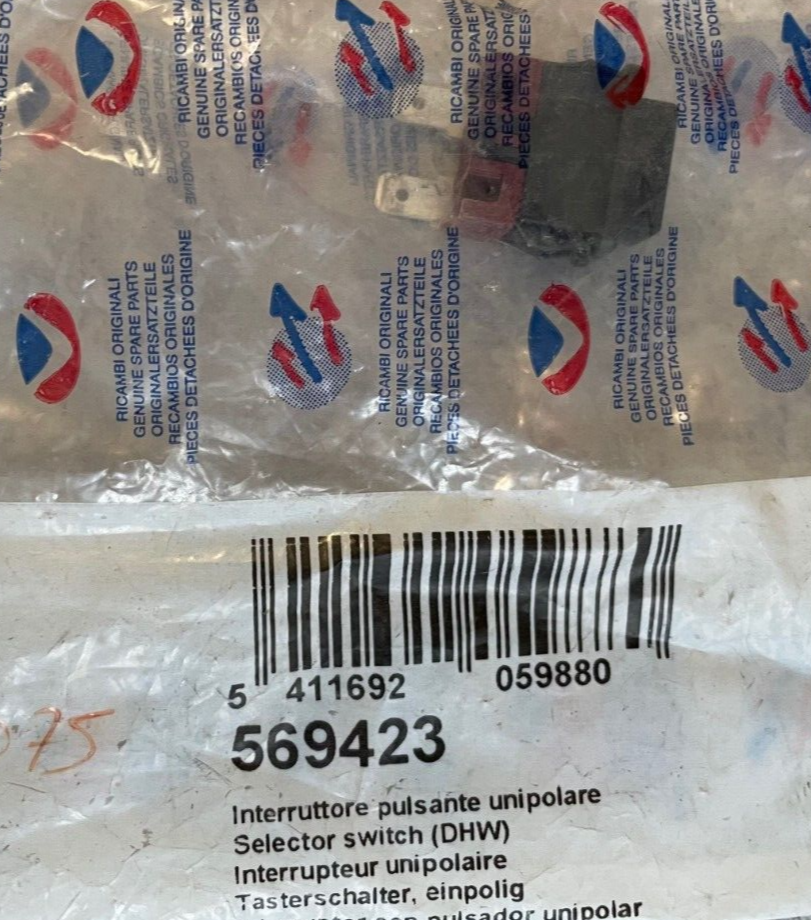 Ariston Dia 20 24 Eurocombi SX20 MFFI Selecter Switch DHW 569423 New Genuine