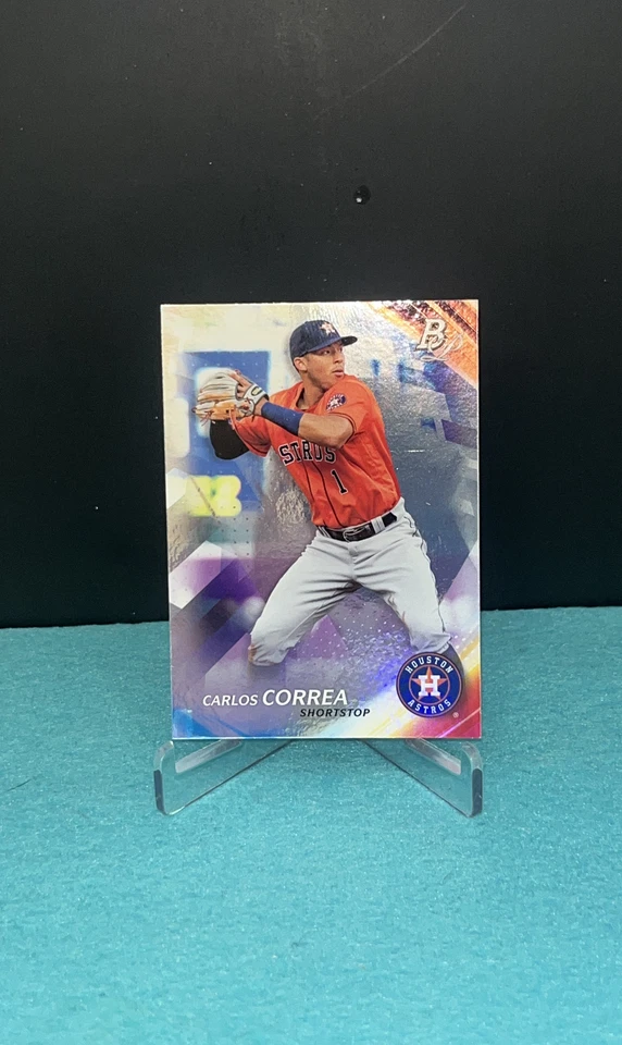 2017 Bowman Platinum Carlos Correa #45 - Image 4 of 4