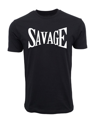 SAVAGE  GRAPHIC T SHIRT BLACK