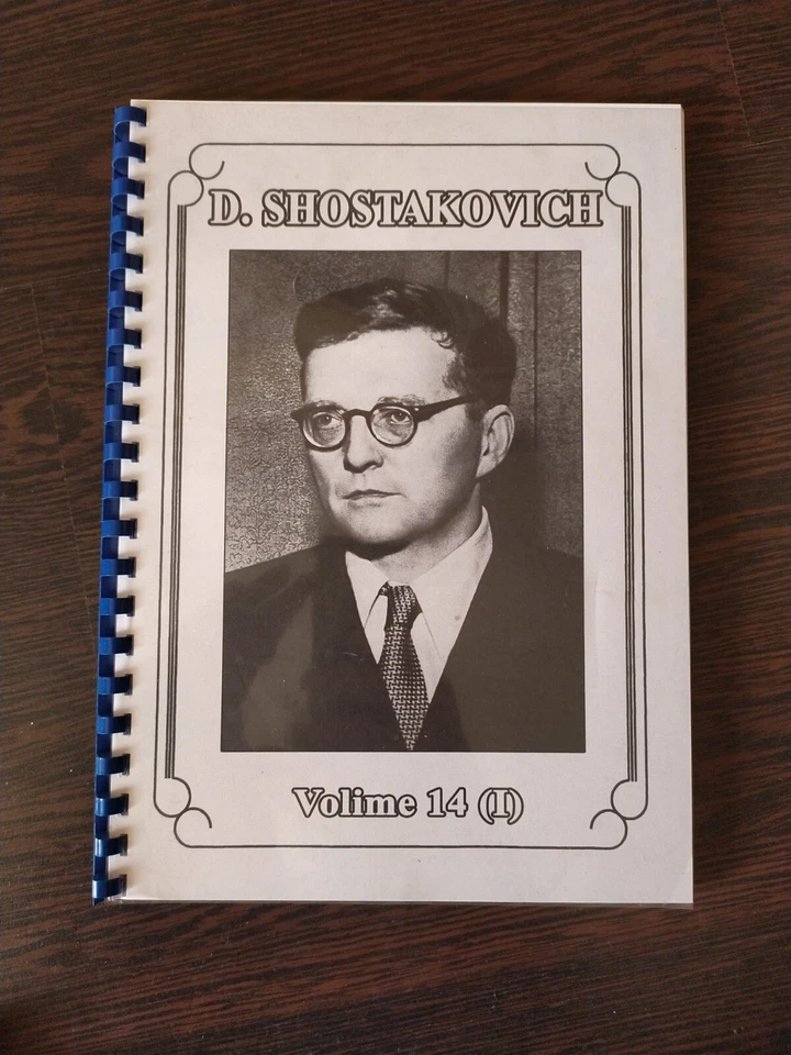 Shostakovich Concert # 1 & 2 for violin and orchestra op77 reprint (vol 1 +2 ) - Image 2 of 4