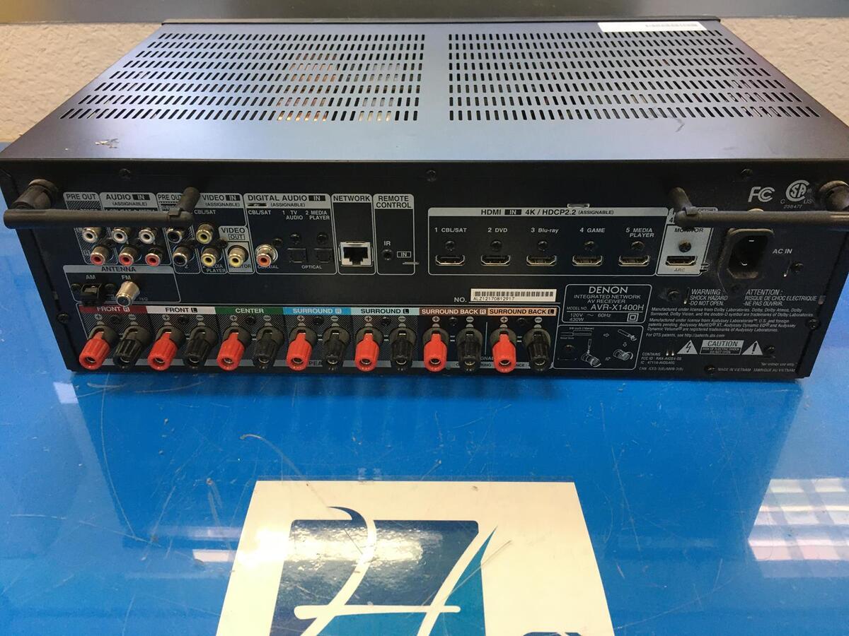 DENON AVR-X1400H Network AV Receiver | eBay DENON AVR-X1400H Network AV Receiver | eBay