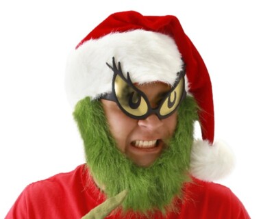 Dr. Seuss How The Grinch Stole Christmas Grinch Costume Eyes Glasses NEW UNWORN