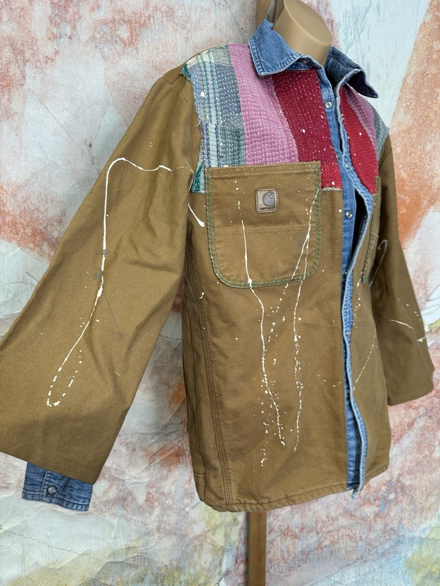 Free People Tricia Fix Carhartt Mixed Jacket Size XS/S $498