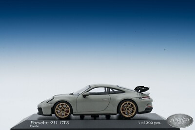 1/43 Minichamps 2021 Porsche 911 (992) GT3 Chalk Gray 🤝ALSO OPEN