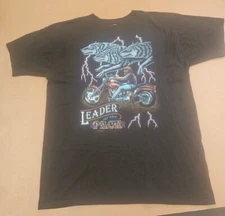 VTG Leader Of The Pack Motorcycle Wolf Springhill Graphic Print T-shirt SZ-XL 