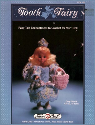 Tooth Fairy to Crochet Doll Clothes | Fibre Craft FCM159