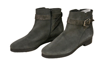 TO BE Damen Leder Stiefel Gr 38 DE / Grau Modern und NEU ( S 6942 )