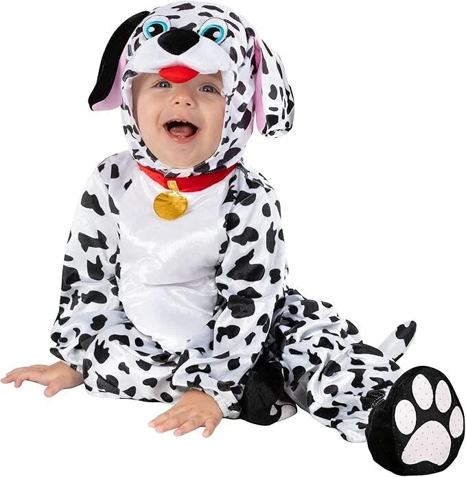 Disfraz de cachorro dálmata para niños pequeños niños niñas bebé perro animal traje 0 - 4 años Foto 2 de 4