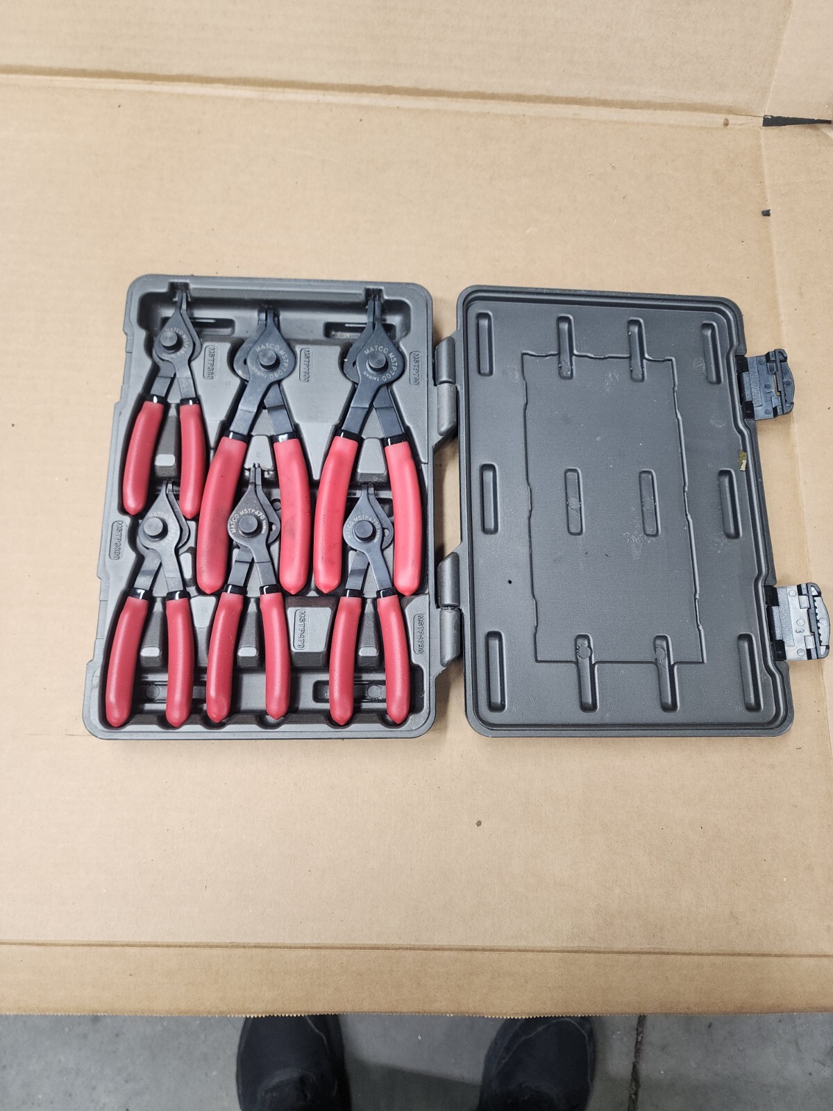 Matco SMSTP6 Pliers Set 6 Piece Snap Rings Combination Internal