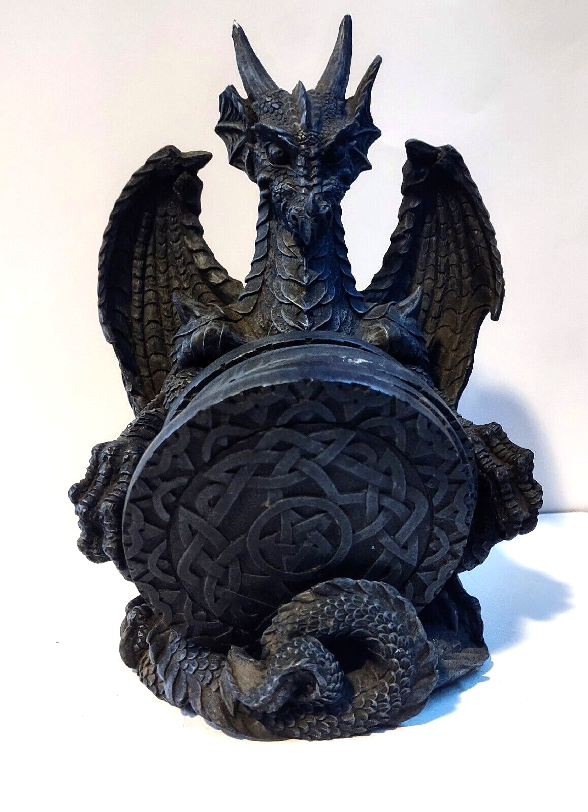 Celtic Dragon 6ct Coaster and Holder Set Resin