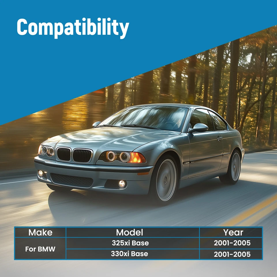 Juego de 10 Kit de brazo de control de suspensión delantera para BMW 325xi 330xi E46 2.5L 3.0L Foto 2 de 4