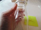 Vintage 10 - MNN Half Pint Clear Glass Milk Bottle 5.50" Tall — photo 4