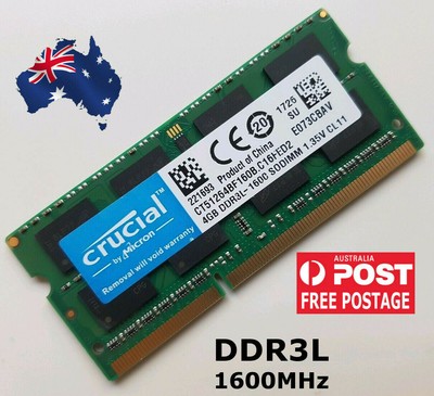 For Micron 4gb Ddr3 1600 Mhz Pc3 s Laptop Ram Sodimm Memory Ddr3l 1600 4g