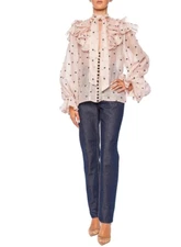 ZIMMERMANN EMBROIDERED BLOUSE size 1
