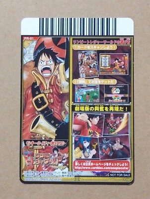 One Piece One Py Treasure World Monkey D. Luffy PR PJ-01 | eBay