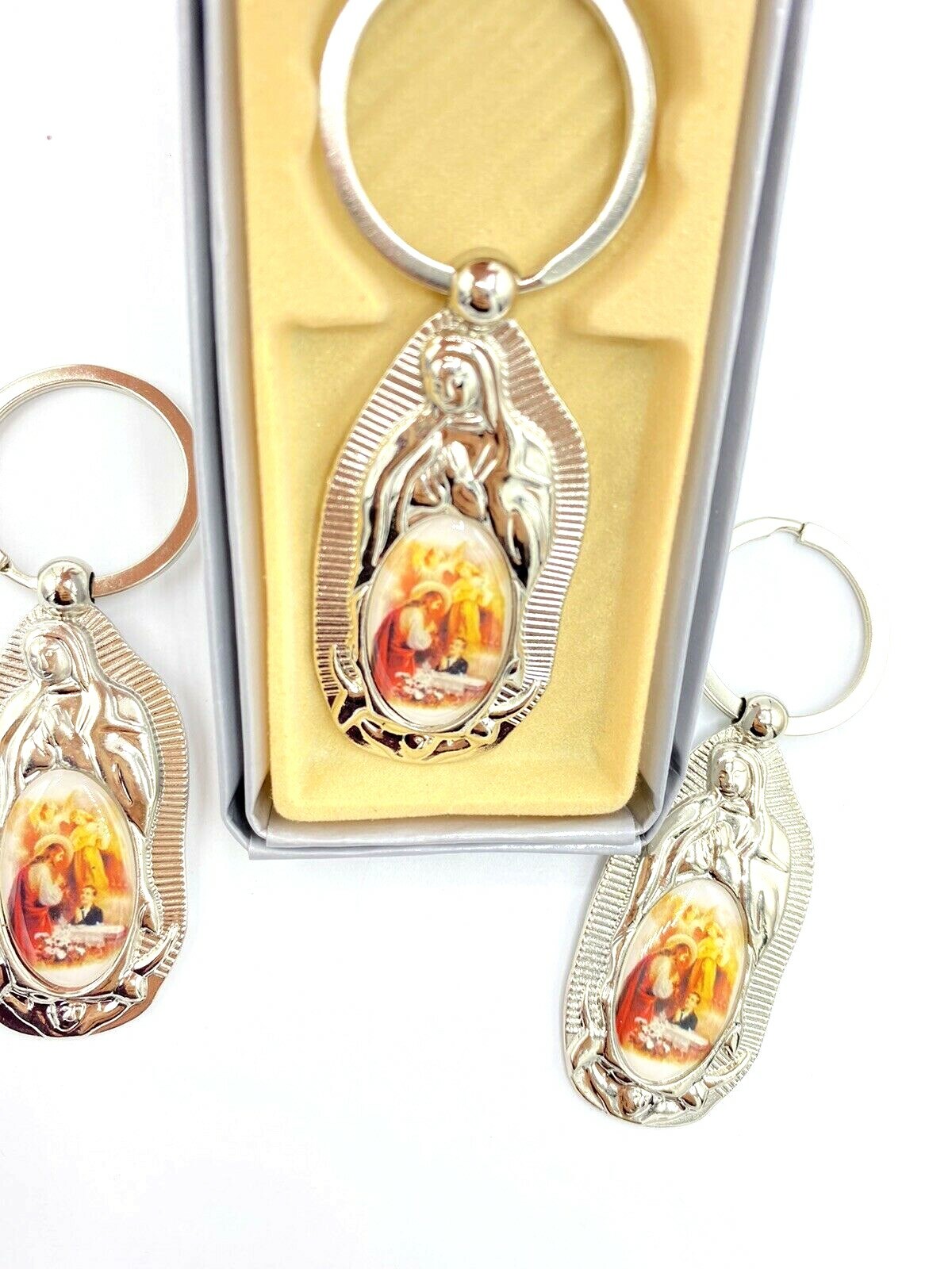 24 - First Communion Favors BOYS Keychains Primera Comunion Llaveros ...