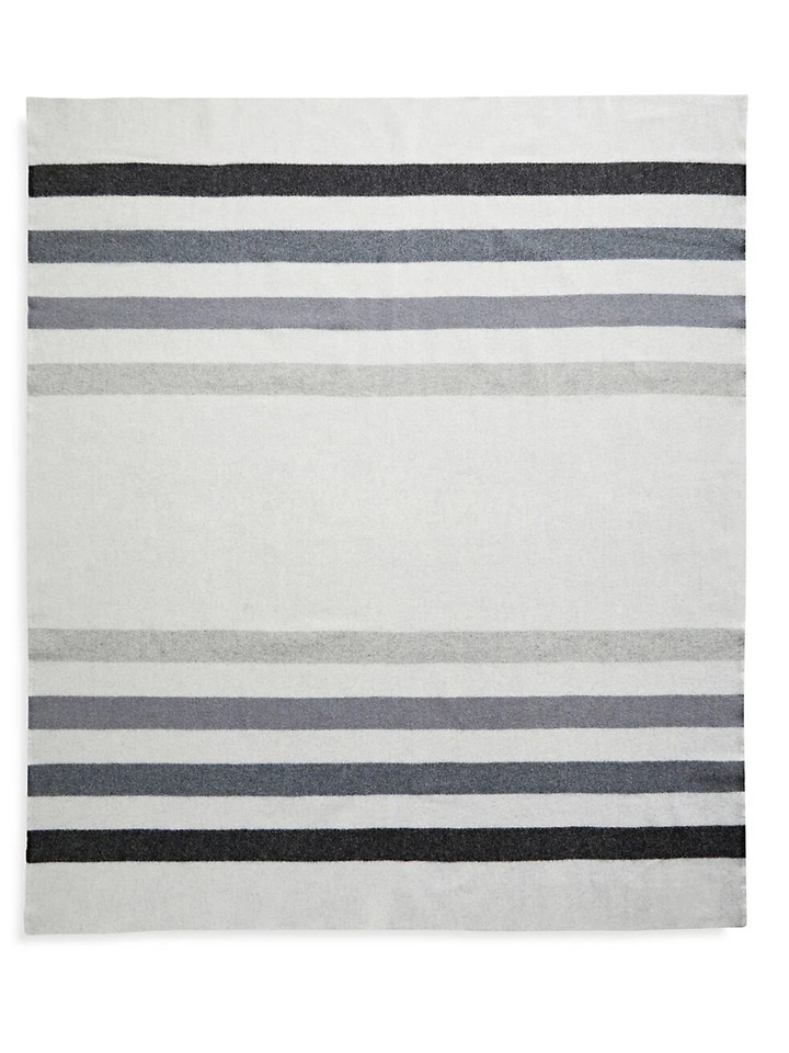 Hudson Bay HBC Stripes Sterling Wool Point Blanket Double eBay