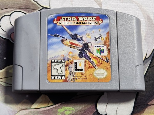 Star Wars Rogue Squadron N64 Cartridge & Manual Tested & Works Vintage Nintendo! - Picture 2 of 13