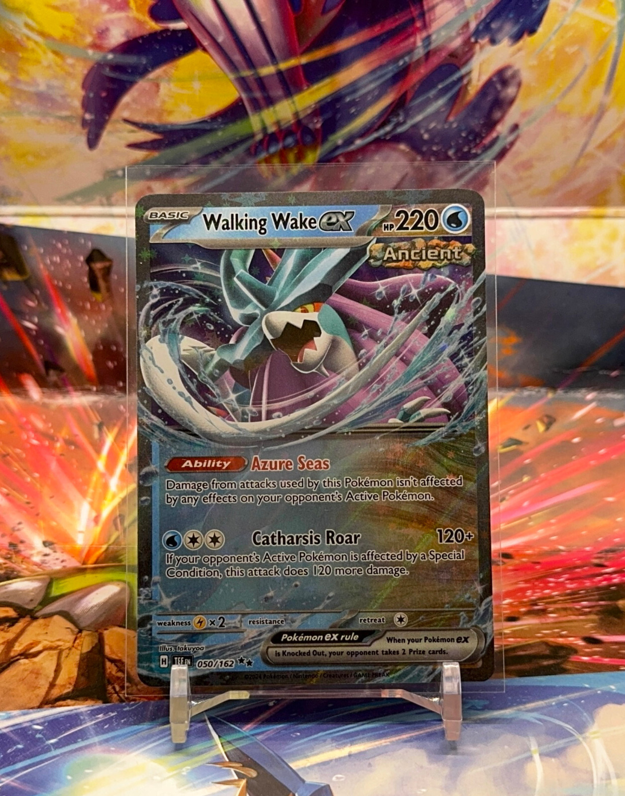 Walking Wake ex - 050/162 - Temporal Forces - Double Rare | Pokemon TCG | NM