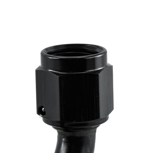 Aluminum Black -6AN 90 degree female to 5/ 16 Hose Fitting Adpater w/ Brass - Bild 8 von 8