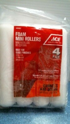 ACE Foam Mini Rollers 6''  4 Pk   (1494897)  FS 