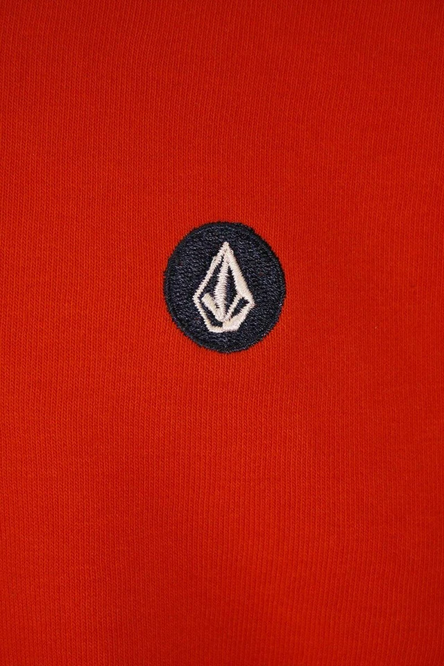 Volcom мужской оранжевый классический L/S свитер с круглым вырезом - Изображение 4 из 4